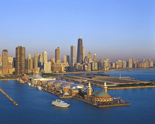 Navy Pier Aerial View