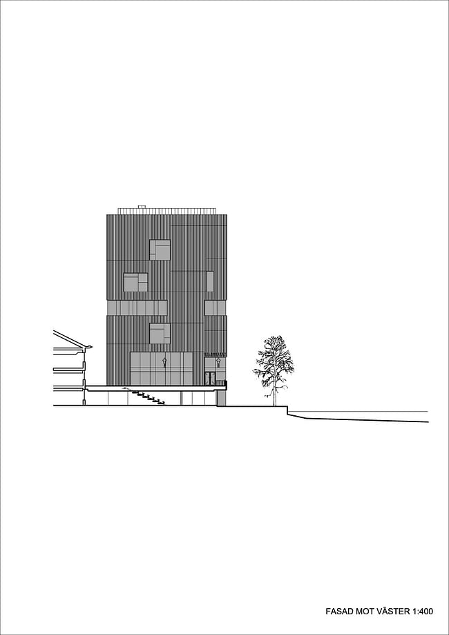 Elevation west (Illustration: Henning Larsen Architects)