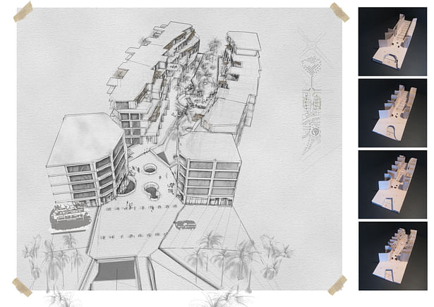 How to humanise the boulevard was explored, specifically the section of the boulevard that forms a transition between the beach and the city. 