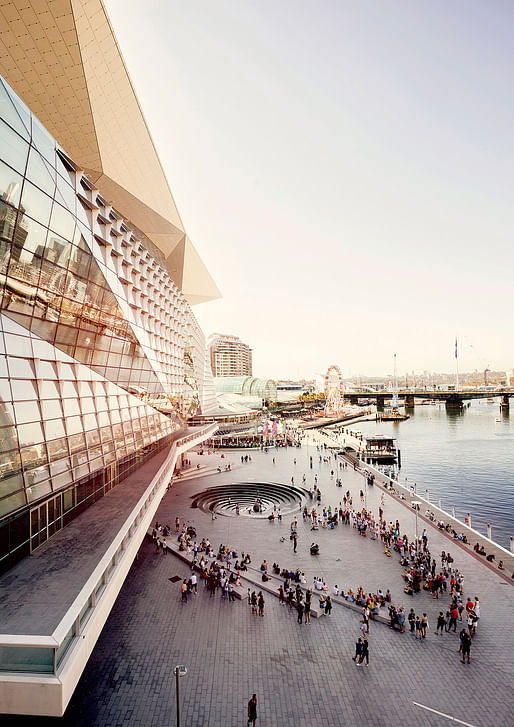 Darling Harbour Transformation by HASSELL/HASSELL + Populous (NSW). Photo: Brett Boardman.