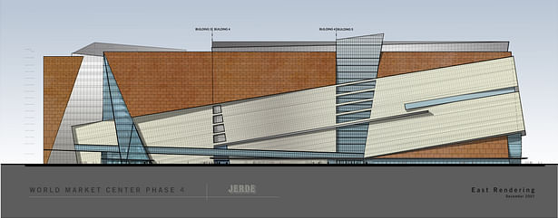 World Market Center - east elevation (buildings 3, 4 and 5)