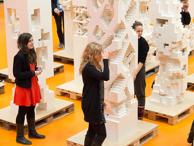 Students of The Why Factory have built and developed the towers (Photo: Frans Parthesius)