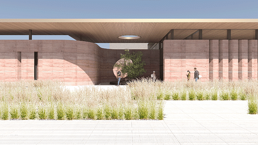 Calexico Land Port of Entry​ by Perkins&Will. Image: Perkins&Will