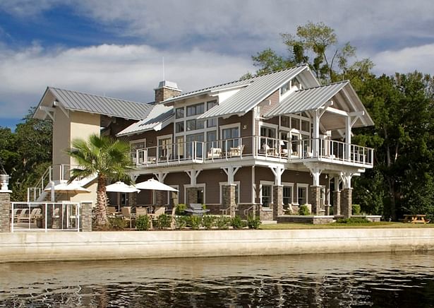 Ortega Landing Marina Clubhouse for the 192-Slip Marina.