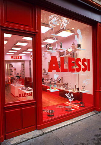 © Alessi Shop Museum Paris, Design Marti Guixè, photos Alessi/Guixè