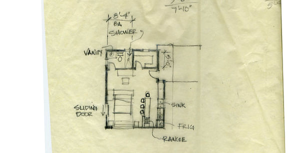Guest House Plan Sketch