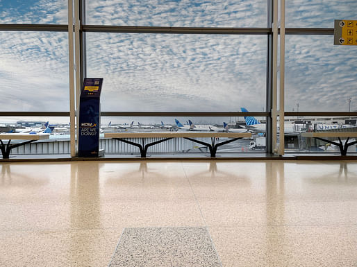 Honor winner Newark Liberty International Airport, Terminal C, Recomposure Benches by HNTB. Image: Thomas L Grassi 