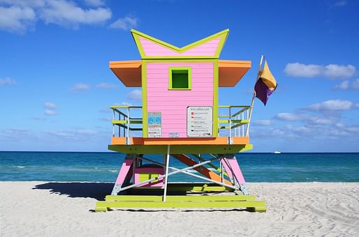 Miami Beach Lifeguard Towers Image © William Lane Architects