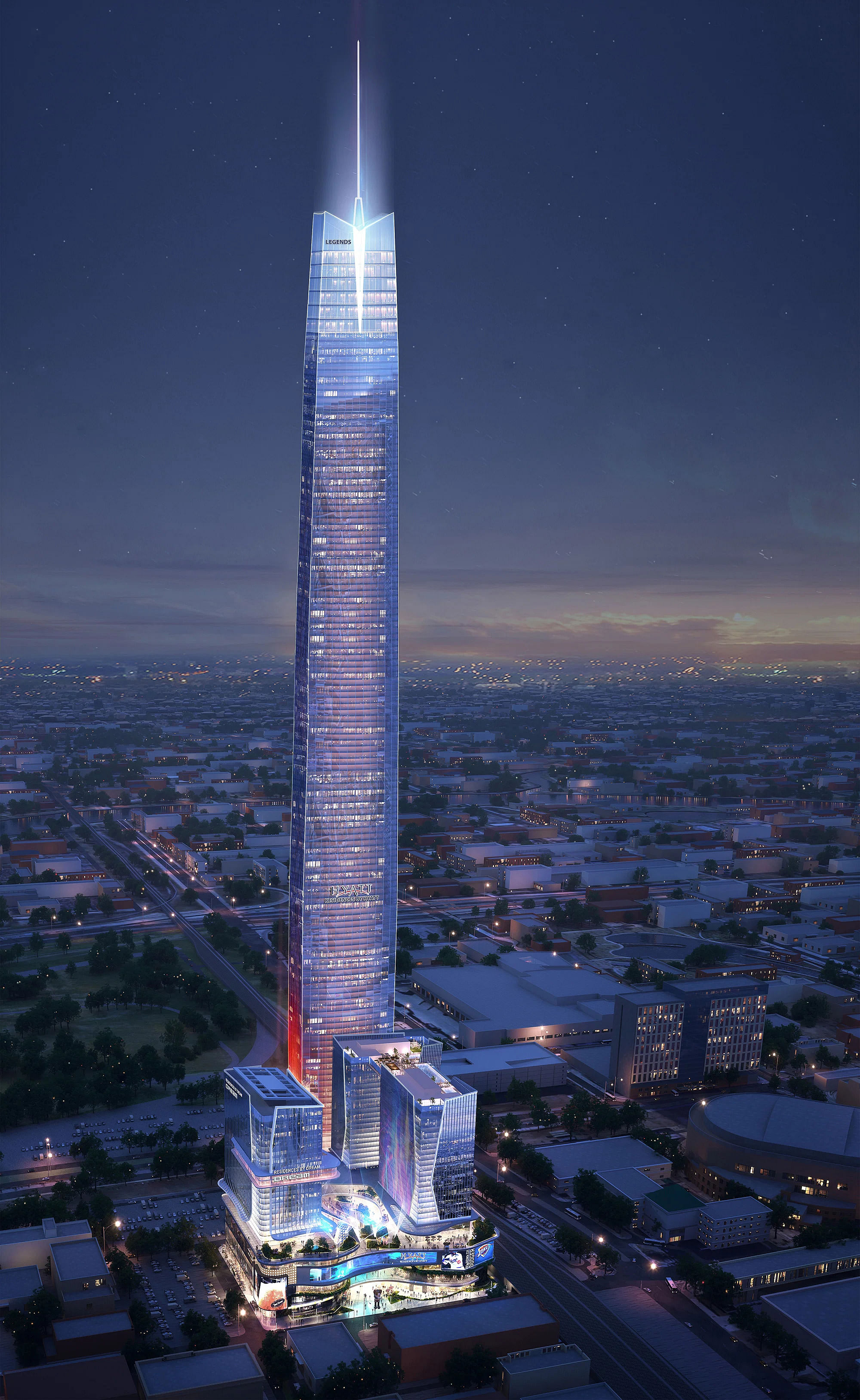 Oklahoma City proposal for the U.S.'s new tallest building is fully ...