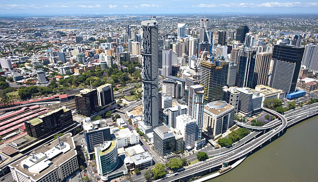 2014 Tallest #32: Infinity, Brisbane, 249 meters © DBI Design