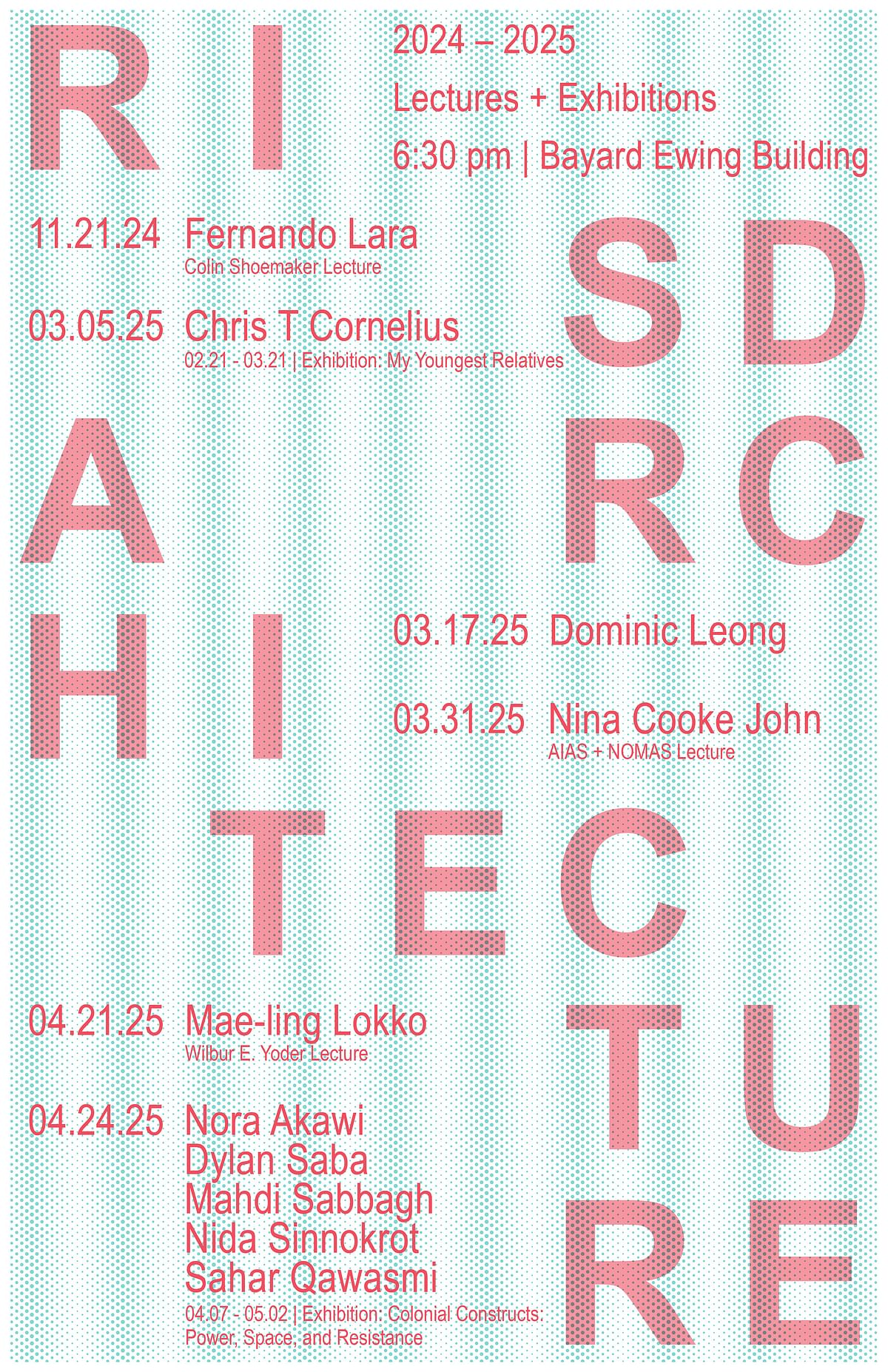 Get Lectured: RISD, Spring '25