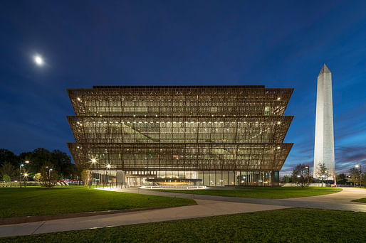 The Smithsonian National Museum of African American History and Culture, designed by Adjaye Associates in collaboration with The Freelon Group, Davis Brody Bond, SmithGroupJJR, was recently crowned as Beazley Design of the Year by London's Design Museum.