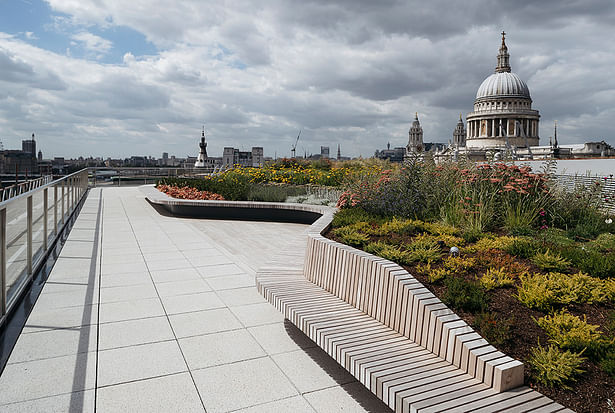 View of St Pauls from the new roof terrace