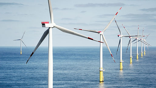 Walney Extension offshore wind farm, located in the Irish Sea. Image: Ørsted.