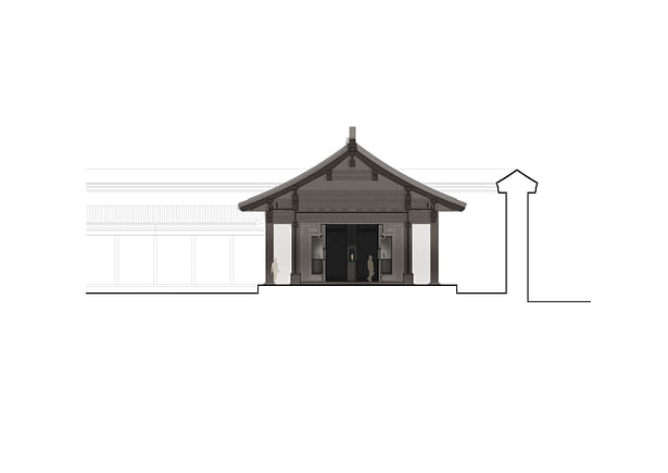 Cross section_north pavilion