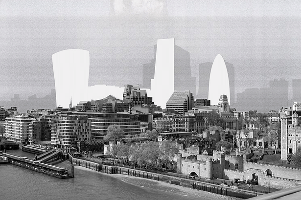 ● 'Photomontage incorporating panoramic view of the site' ©© Norman Fellows