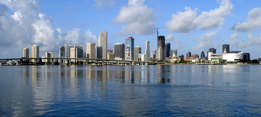 Miami and the rest of Florida are particularly vulnerable to rising sea levels in part because of their low altitude. Credit: Wikipedia