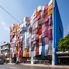 KEVINLLI Fabric store by Vo Huu Linh Architects