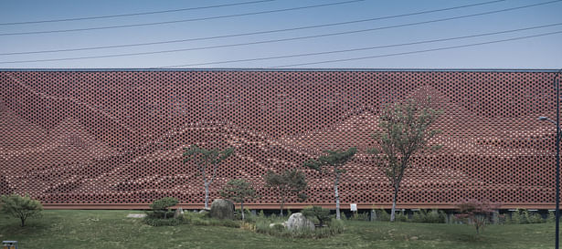 A super-scale boundary of 20 meters high and 330 meters long ©Yao Li