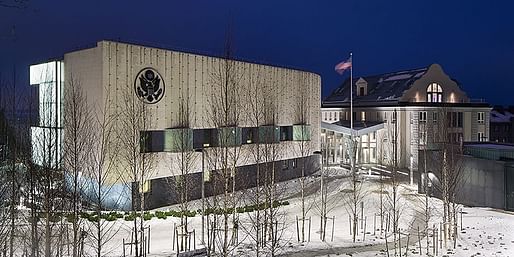 United States Embassy in Helsinki, Finland. Photo: Courtesy Moore Ruble Yudell Architects & Planners