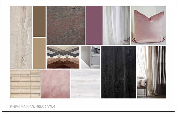 finish material selections