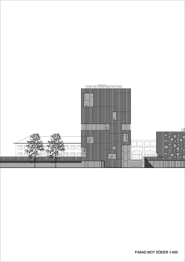Elevation south (Illustration: Henning Larsen Architects)