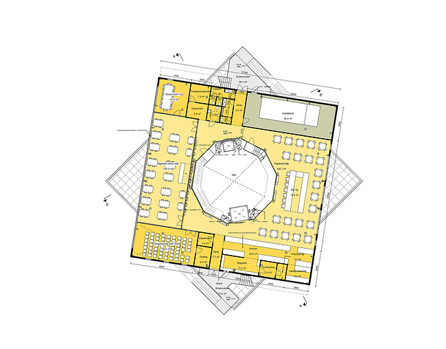 Floor plan. Image courtesy MVRDV and Kossmanndejong.