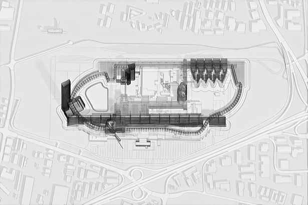 Factory Complex _ Urban Axonometric