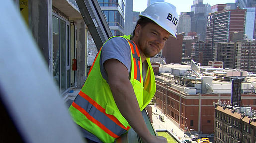 He's got BIG hardhats to fill: Bjarke Ingels has been featured in a recent episode of CBS News' 60 Minutes. (Image: CBS News)