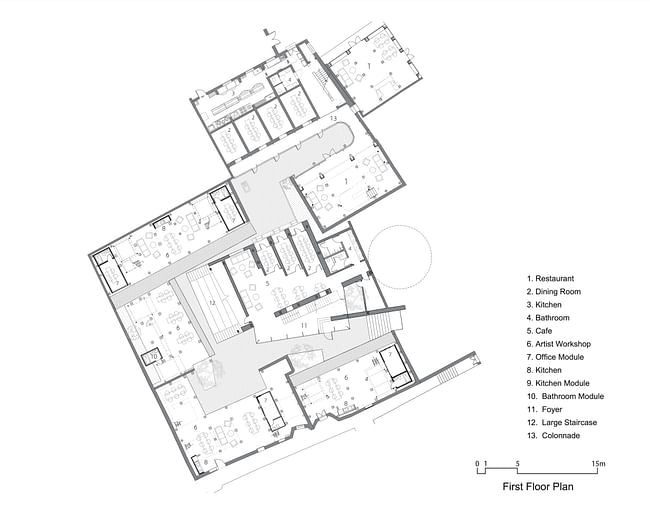 First floor plan. Image credit: PAO