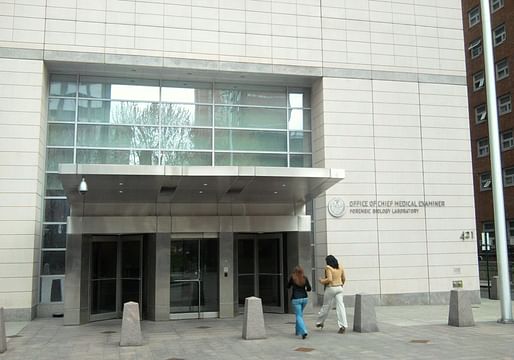 Pictured: The Office of the Chief Medical Examiner in New York City. Image courtesy of Wikimedia Commons / Jim.henderson.