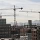 Construction cranes fill lower downtown Denver on Thursday, Feb. 18, 2016 (photo by Nathaniel Minor/CPR News)