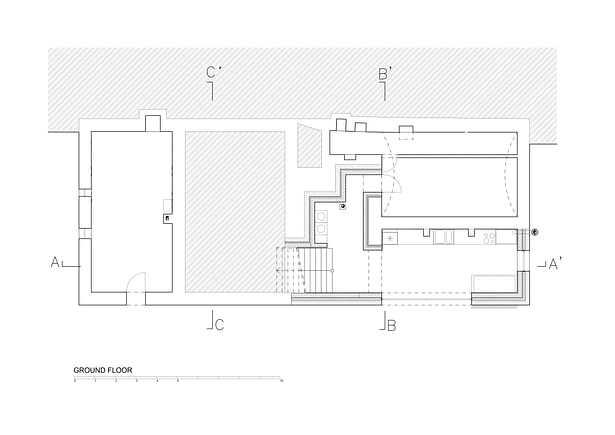 Ground Floor Plan © Mjölk architekti