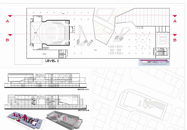 Plans and section #2