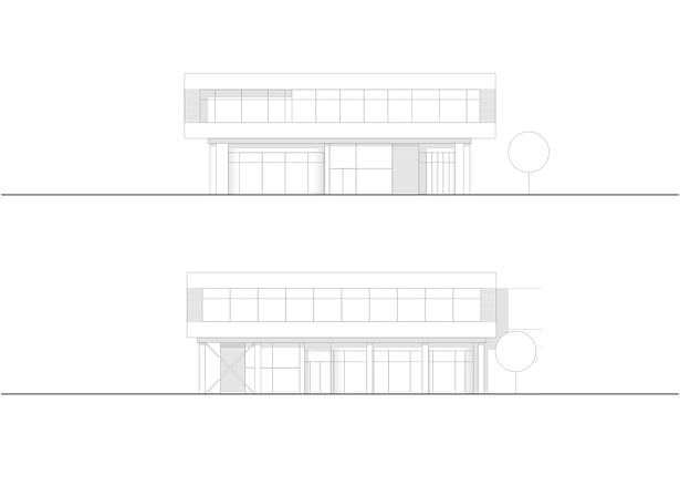 Elevation South & West
