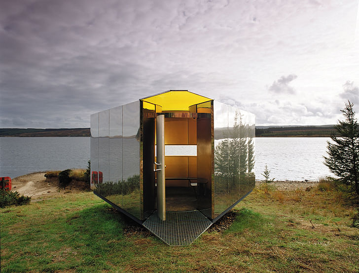 The Kielder Belvedere - a shelter for walkers. Image courtesy of Softroom