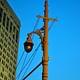 Street lamp in downtown Detroit. The mayor's plan would stop illuminating blighted neighborhoods, and spend more to light the rest. (JVLIVSPhoto / Creative Commons)