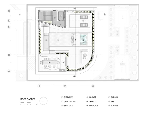 3rd floor plan (roofgarden)