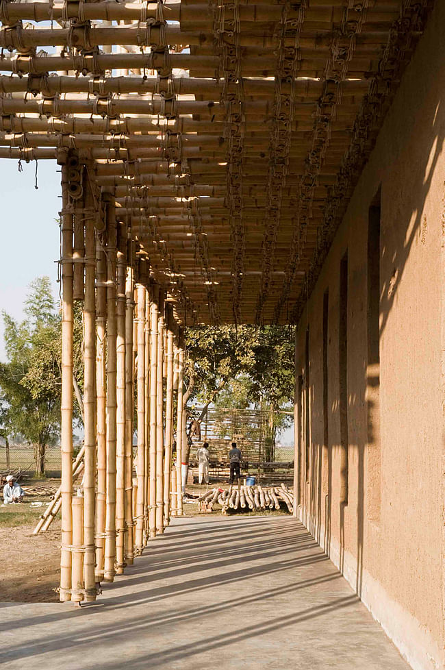 Locally manufactured school in Pakistan by Roswag Architekten, Germany