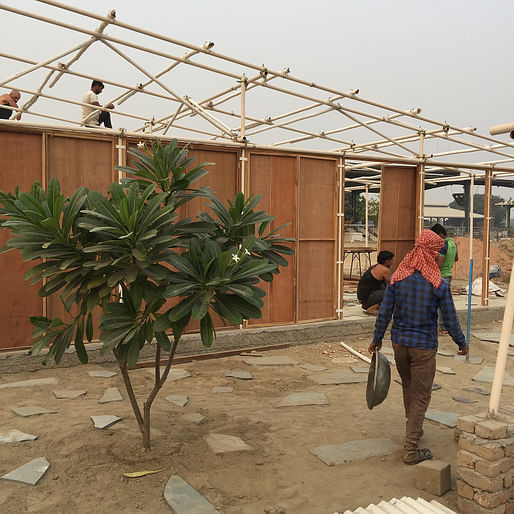 Hatch Workshop, Workers' Housing Prototype, 2017, Haryana, India. Courtesy of the architects.