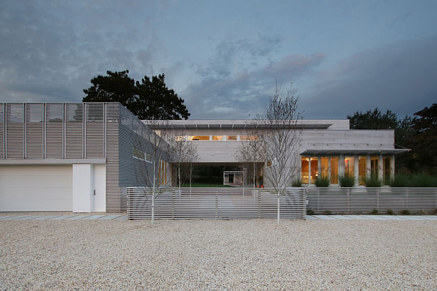 Gravel Autocourt at Dusk