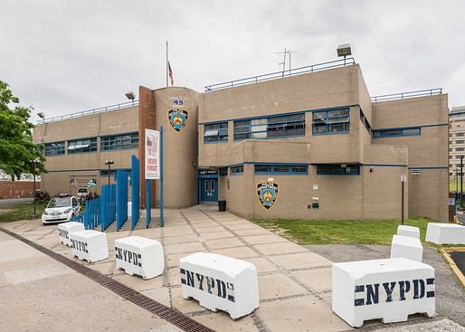 49th Precinct, Bronx. Built manifestation of the NYPD's mission statement core values "Compassion, Courtesy, Professionalism, Respect"? Photo © Kris Graves.