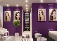 Ladies beauty salon design in Abu Dhabi