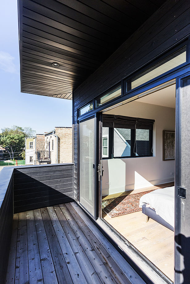 Master bedroom balcony