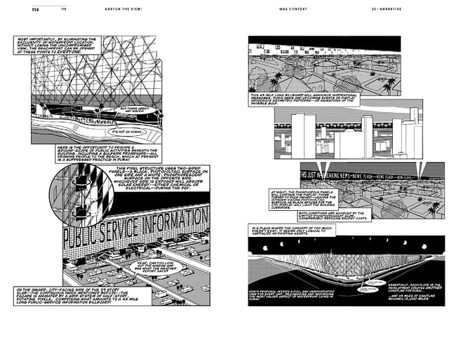 MAS Context Narrative. Kartun: The View! (spread) © MAS Context