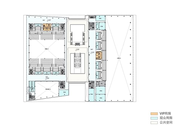 Floor plan of the viewing decks