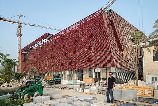 A new, privately-funded contemporary art museum, designed by David Adjaye, goes up in Jal El Dib, a coastal town near Beirut. (Image via theartnewspaper.com)