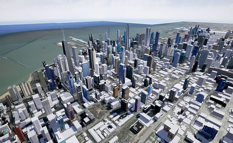 Converting my 3D model of Chicago into VR