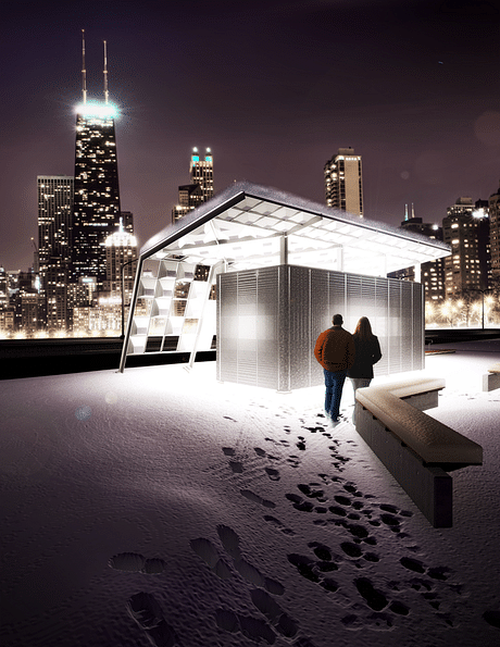 Entry into the Chicago Architecture Biennial Lakefront Kiosk Competition