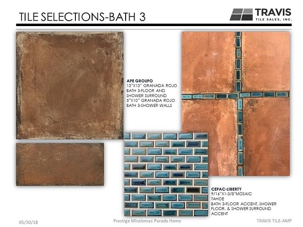Tile Selections Bath #3